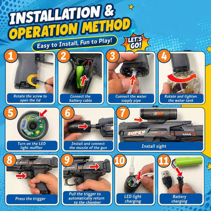 Electric Water Gun for Adults & Kids